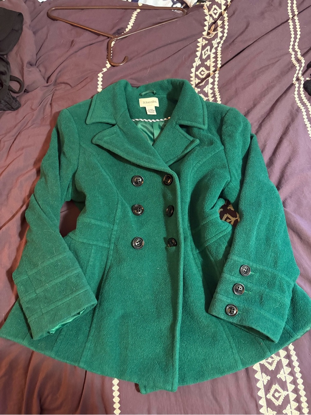 Green St. John’s Pea Coat